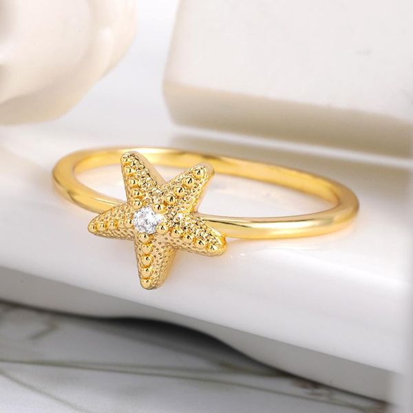 wedding rings five-pointed star shape 2021 trend women's ring couple gold stainless steel summer beach jewelry female gift, Slivery;golden
wedding rings five-pointed star shape 2021 trend women's ring couple gold stainless steel summer beach jewelry female gift, Slivery;golden