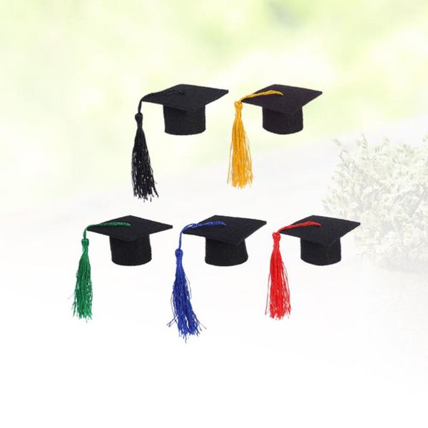 gift wrap 5 pcs mini graduation cap bottle decorative tassel fancy dr graduated bachelor hat for decoration (red/blac
gift wrap 5 pcs mini graduation cap bottle decorative tassel fancy dr graduated bachelor hat for decoration (red/blac