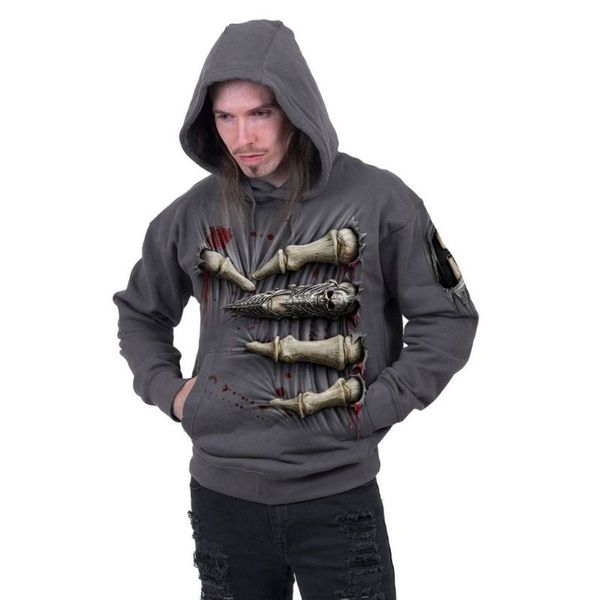 bone finger pattern 3d printing hoodie visual impact party punk gothic round neck american sweater hoodie, Black
bone finger pattern 3d printing hoodie visual impact party punk gothic round neck american sweater hoodie, Black