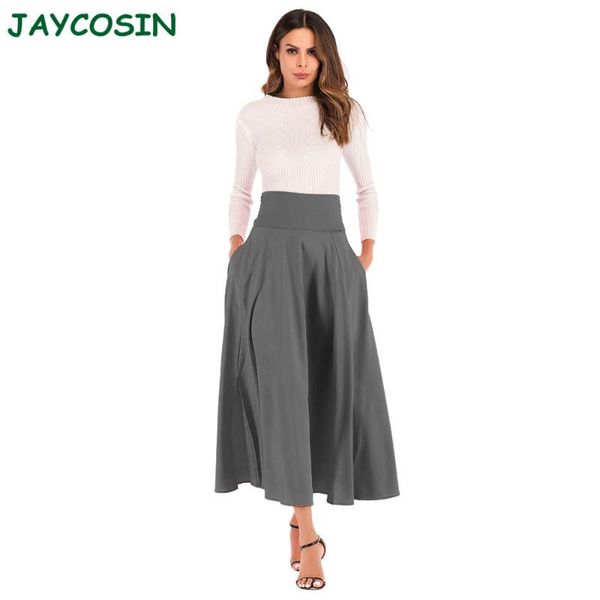 skirts jaycosin clothes women summer solid front slit belted pleated womens fashion high waist long skirt faldas mujer 1227, Black
skirts jaycosin clothes women summer solid front slit belted pleated womens fashion high waist long skirt faldas mujer 1227, Black