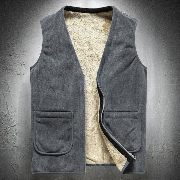 men's vests men vest jacket fleece coat sleeveless autumn casual fashion clothing cotton 2021 plus size inner wear, Black;white
men's vests men vest jacket fleece coat sleeveless autumn casual fashion clothing cotton 2021 plus size inner wear, Black;white