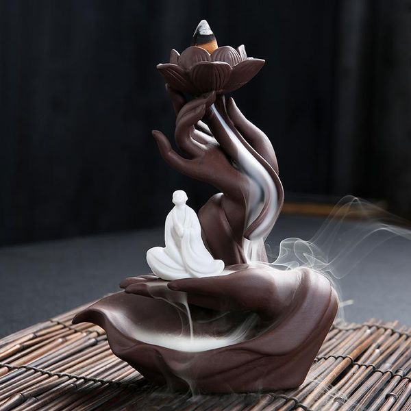 fragrance lamps buddha hand backflow incense burner smoke waterfall lotus flower holder handmade censer for buddhist home office decor
fragrance lamps buddha hand backflow incense burner smoke waterfall lotus flower holder handmade censer for buddhist home office decor