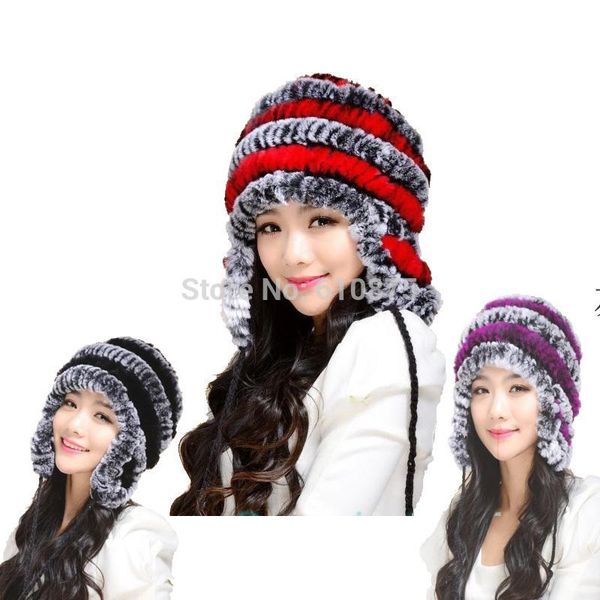 beanie/skull caps women plus size winter fur hat ear protector cap rex hair lady stretch stripe skullies beanies hats, Blue;gray
beanie/skull caps women plus size winter fur hat ear protector cap rex hair lady stretch stripe skullies beanies hats, Blue;gray