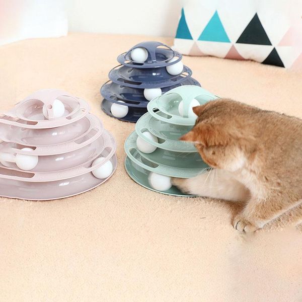 cat toys kitten four-layer carousel track balls catching toy space tower shape self-playing jouets pour chats supplies
cat toys kitten four-layer carousel track balls catching toy space tower shape self-playing jouets pour chats supplies