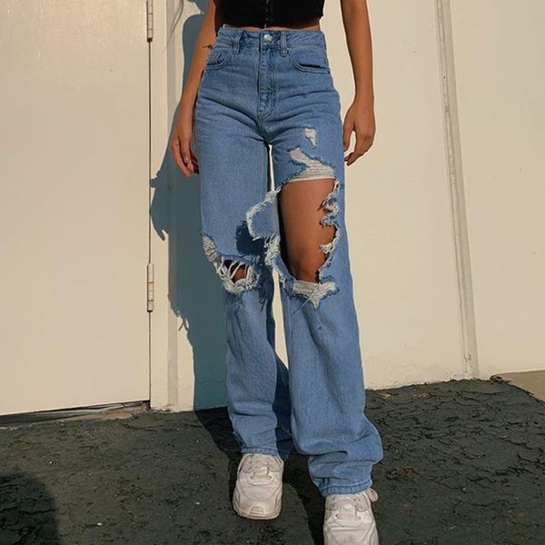 women's jeans ripped straight baggy vintage high waist boyfriends mom y2k denim distressed streetwear 2021 female iamty, Blue
women's jeans ripped straight baggy vintage high waist boyfriends mom y2k denim distressed streetwear 2021 female iamty, Blue