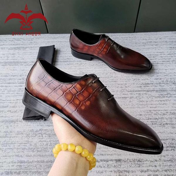 dress shoes enxi aneer handmade genuine leather men oxford derby in patina burgundy/red color,size 39/40/41/42/43/44, Black
dress shoes enxi aneer handmade genuine leather men oxford derby in patina burgundy/red color,size 39/40/41/42/43/44, Black