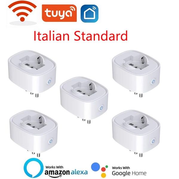 smart power plugs tuya wifi plug socket italy standard 16a monitor timing function app control outlet for alexa google home
smart power plugs tuya wifi plug socket italy standard 16a monitor timing function app control outlet for alexa google home