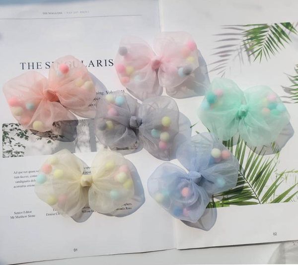 30pcs fashion cute pom tulle bow hairpins color balls mesh bowknot hair clips princess headwear girls accessories, Slivery;white
30pcs fashion cute pom tulle bow hairpins color balls mesh bowknot hair clips princess headwear girls accessories, Slivery;white