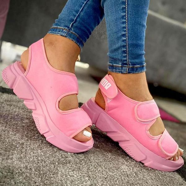 fashion summer women sandals casual breathable shoes ladies wedges platform sporty style, Black
fashion summer women sandals casual breathable shoes ladies wedges platform sporty style, Black