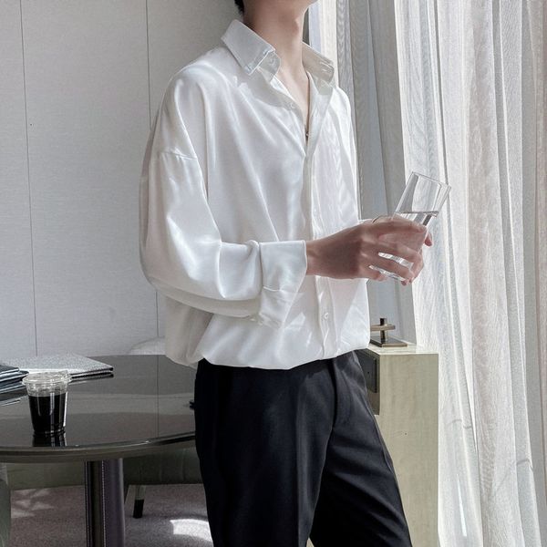 men's casual shirts spring formal long-sleeved fashion multi-color loose men korean business society mens dress s-xl ky69, White;black
men's casual shirts spring formal long-sleeved fashion multi-color loose men korean business society mens dress s-xl ky69, White;black