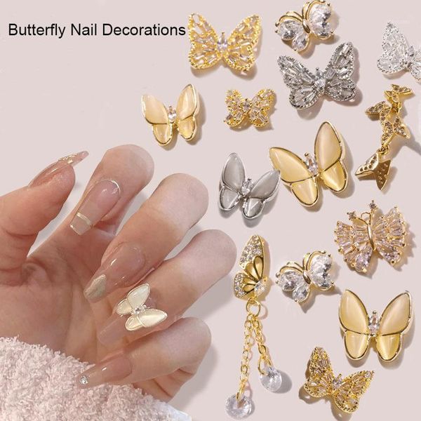 pcs butterfly charm zircon alloy 3d nail art decorations pendant style manicure design accessories1, Silver;gold
pcs butterfly charm zircon alloy 3d nail art decorations pendant style manicure design accessories1, Silver;gold