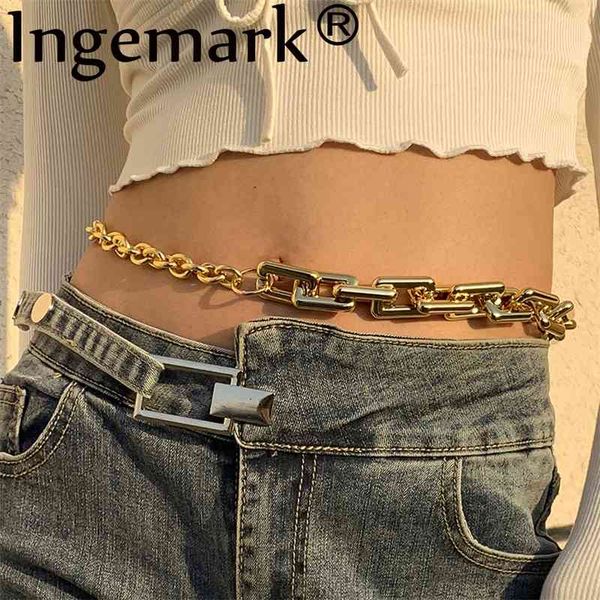 vintage punk gold color acrylic waist chain fashion geometric adjustable body jewelry women chunky thick belly belt chains, Silver
vintage punk gold color acrylic waist chain fashion geometric adjustable body jewelry women chunky thick belly belt chains, Silver
