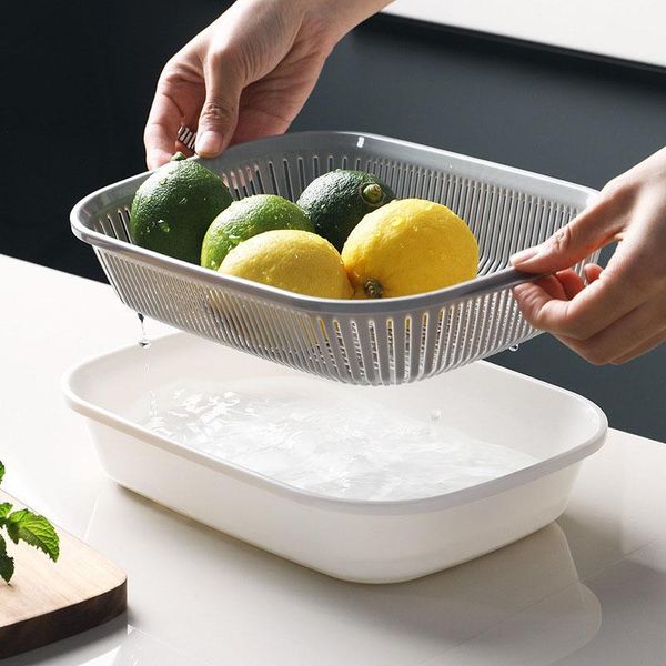 storage bottles & jars double-layer plastic drain basket for kitchen sink fruit box gadgets
storage bottles & jars double-layer plastic drain basket for kitchen sink fruit box gadgets