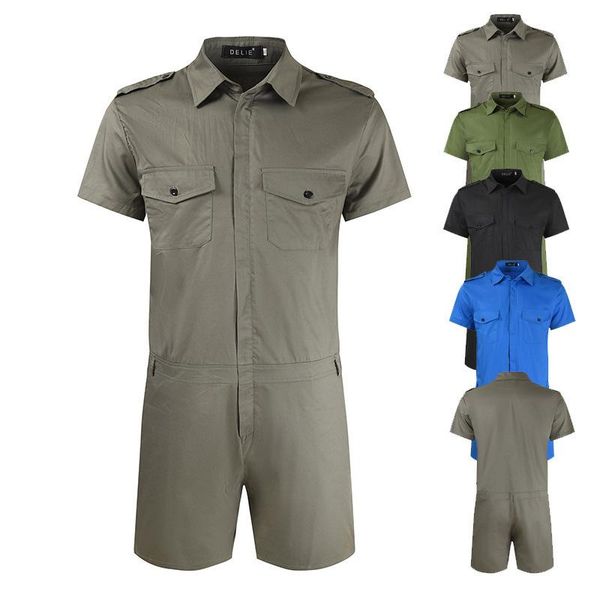 men's pants overalls for men fashion solid color summer short sleeve t-shirt jumpsuit jogging streetwear sets brand man clothing 2021, Black
men's pants overalls for men fashion solid color summer short sleeve t-shirt jumpsuit jogging streetwear sets brand man clothing 2021, Black