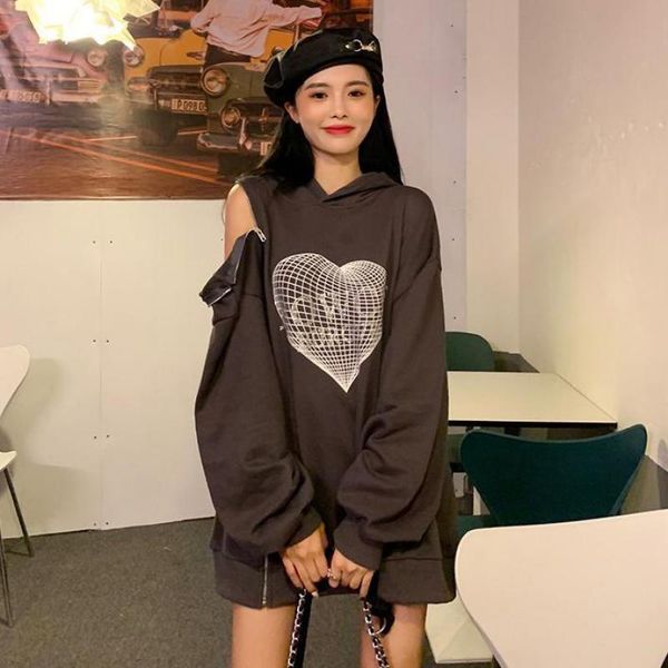 women's hoodies & sweatshirts women loose zipper up irregular hooded sweatshirt casual long sleeve v neck harajuku pullovers female ove, Black
women's hoodies & sweatshirts women loose zipper up irregular hooded sweatshirt casual long sleeve v neck harajuku pullovers female ove, Black