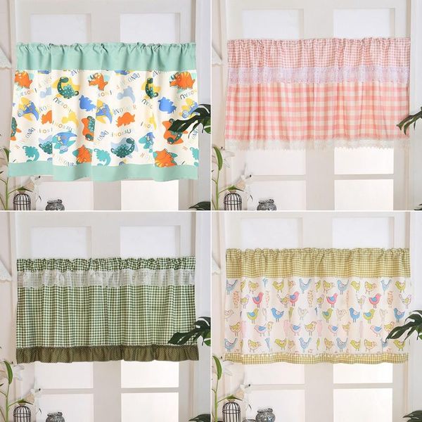 rod pocket short curtains cartoon half curtain for kitchen cabinet door dust panel drapes cafe bar decorative bay window &
rod pocket short curtains cartoon half curtain for kitchen cabinet door dust panel drapes cafe bar decorative bay window &