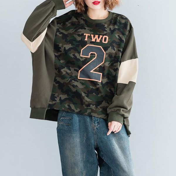 women's hoodies & sweatshirts johnature autumn winter women clothes 2021 casual sweatshirt loose camouflage printing pullovers simple o, Black
women's hoodies & sweatshirts johnature autumn winter women clothes 2021 casual sweatshirt loose camouflage printing pullovers simple o, Black