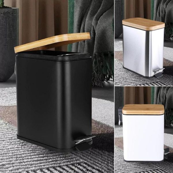 waste bins bamboo lid metal trash bin high capacity garbage can for kitchen pedal dustbin rubbish basket organizer storage bucket
waste bins bamboo lid metal trash bin high capacity garbage can for kitchen pedal dustbin rubbish basket organizer storage bucket