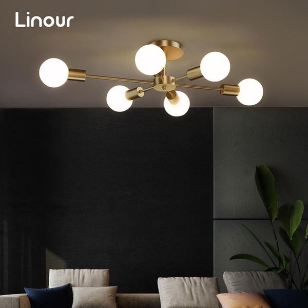 ceiling lights modern gold for living room bedroom 5/6 decor lamp molecular modeling copper body indoor lighting
ceiling lights modern gold for living room bedroom 5/6 decor lamp molecular modeling copper body indoor lighting