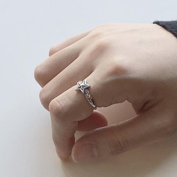 cluster rings s'steel stars 925 sterling silver retro star ring for women anillos de plata ley mujer bijoux femme womens jewellery, Golden;silver
cluster rings s'steel stars 925 sterling silver retro star ring for women anillos de plata ley mujer bijoux femme womens jewellery, Golden;silver