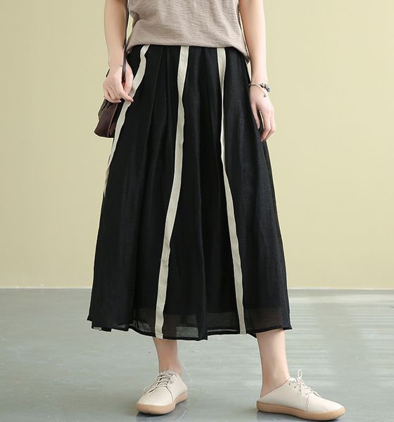 skirts spring summer skirt women fashion elastic waist all-match casual female striped retro loose1 26y3, Black
skirts spring summer skirt women fashion elastic waist all-match casual female striped retro loose1 26y3, Black