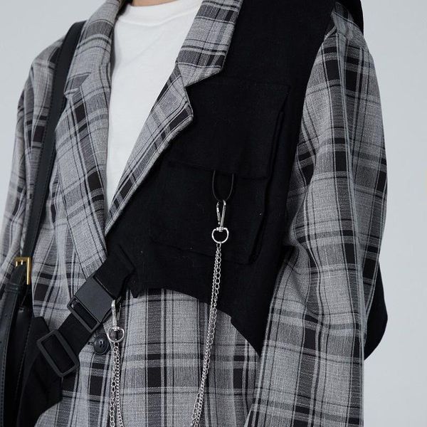 women's suits & blazers high-end fried street fashion suit 2021 female spring and autumn thin + vest two-piece trend y2k e-girl, White;black
women's suits & blazers high-end fried street fashion suit 2021 female spring and autumn thin + vest two-piece trend y2k e-girl, White;black