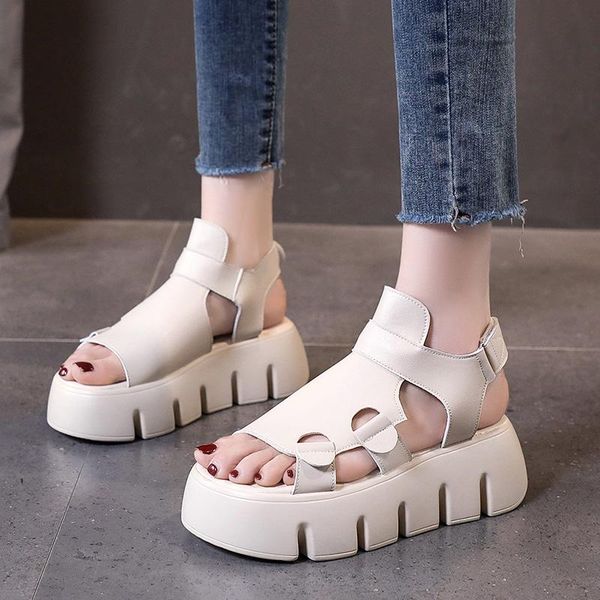 slippers women summer chunky sandals high platform hollow out 6cm wedge heels beach woman thick bottom gladiator shoes, Black
slippers women summer chunky sandals high platform hollow out 6cm wedge heels beach woman thick bottom gladiator shoes, Black