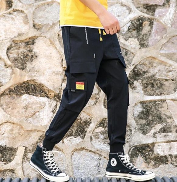 men's pants men fashion sporty for hiphop causal runnings high street jogger pocket trousers, Black
men's pants men fashion sporty for hiphop causal runnings high street jogger pocket trousers, Black