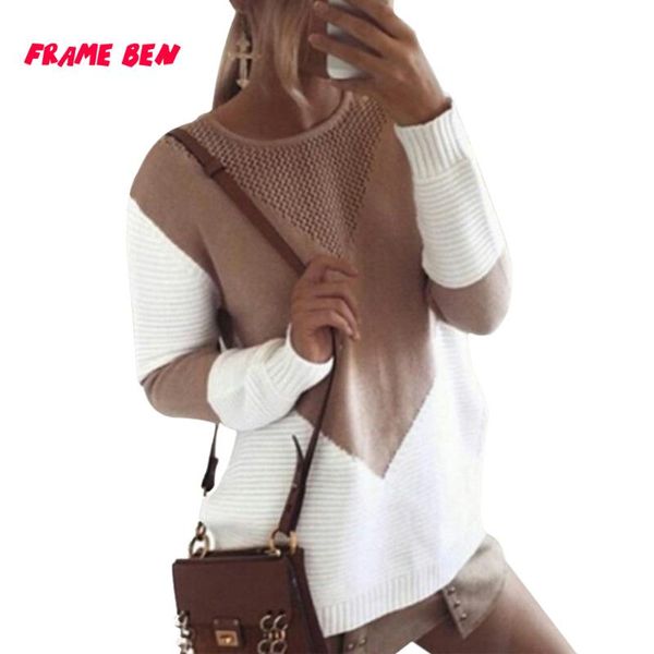 women's sweaters frame ben 2021 fashion women pullovers long sleeve o neck patchwork hollow out loose elastic, White;black
women's sweaters frame ben 2021 fashion women pullovers long sleeve o neck patchwork hollow out loose elastic, White;black