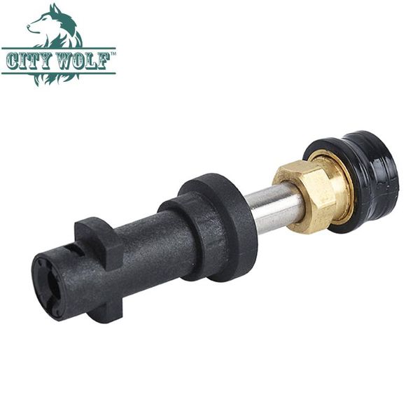 city wolf karcher high pressure washer adaptor g1/4 quick connector changeover to car wash shop spray water gun joint
city wolf karcher high pressure washer adaptor g1/4 quick connector changeover to car wash shop spray water gun joint