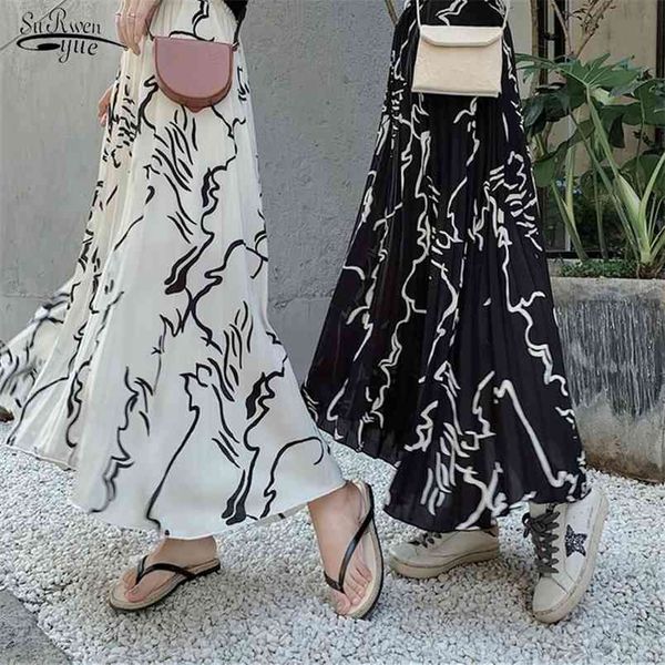 fashion summer chiffon skirts women high waist pleated lady irregular stripe print ankle-length chic long 10009 210421, Black
fashion summer chiffon skirts women high waist pleated lady irregular stripe print ankle-length chic long 10009 210421, Black