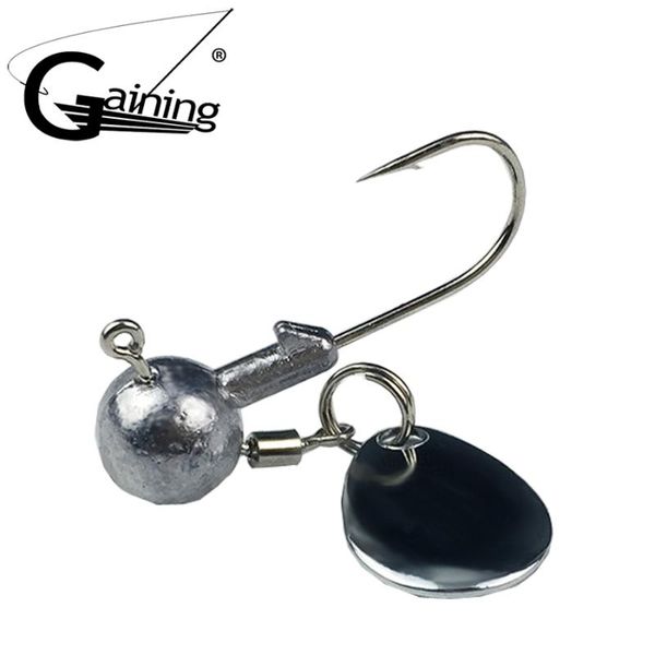 10pcs/lot lead jig head fishing hook 2g -4g hooks with rotate sequins for soft lure carbon steel fishhooks
10pcs/lot lead jig head fishing hook 2g -4g hooks with rotate sequins for soft lure carbon steel fishhooks