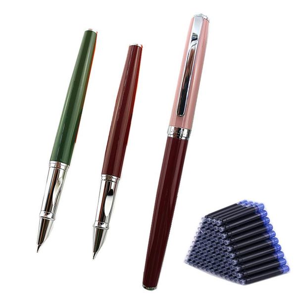 metal silver financial tip fountain pen 0.38mm wing sung office business writing ink pens gift stationery
metal silver financial tip fountain pen 0.38mm wing sung office business writing ink pens gift stationery