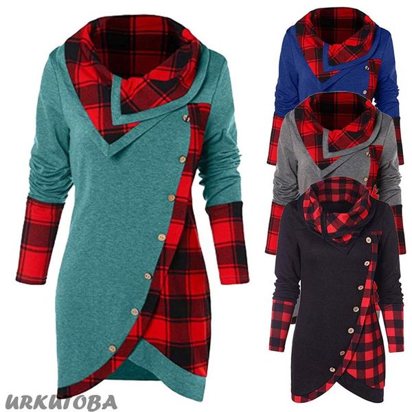 women's hoodies & sweatshirts arrival women plaid printed long sleeve female cotton loose spring clothes, Black
women's hoodies & sweatshirts arrival women plaid printed long sleeve female cotton loose spring clothes, Black