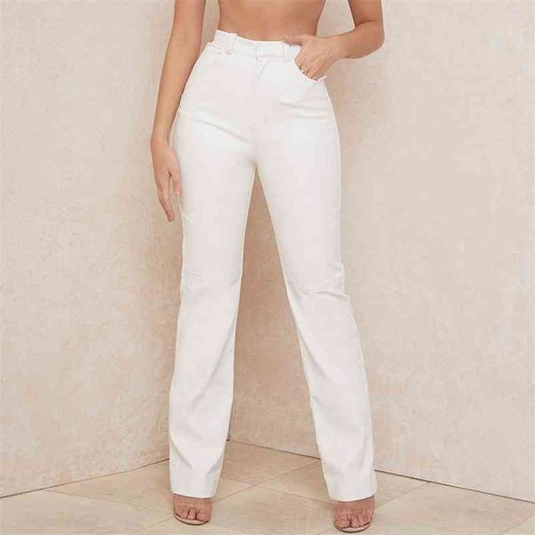 women pu fleece straight buttocks leather pants solid color high waist slim fashion spring summer 11b431 210525, Black;white
women pu fleece straight buttocks leather pants solid color high waist slim fashion spring summer 11b431 210525, Black;white
