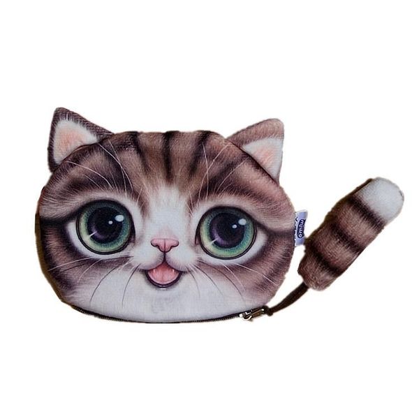 coin purses cute cartoon plush purse stylish, Red;black 
coin purses cute cartoon plush purse stylish, Red;black