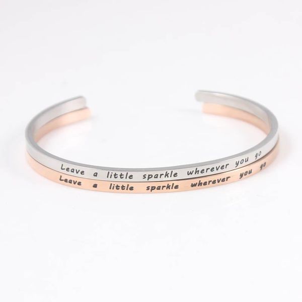 bangle engraved positive inspirational 3 colors quote mantra stainless steel for women gift, Black
bangle engraved positive inspirational 3 colors quote mantra stainless steel for women gift, Black