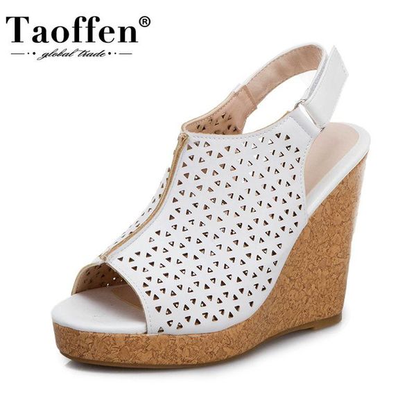 taoffen summer peep toe sandals wedges women shoes hollow thick high heel buckle platform ladies footwear size 34-45, Black
taoffen summer peep toe sandals wedges women shoes hollow thick high heel buckle platform ladies footwear size 34-45, Black