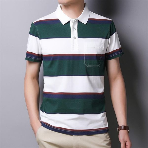 ymwmhu fashion brand shirt mens polos cotton short sleeve striped summer loose fit male korean, White;black
ymwmhu fashion brand shirt mens polos cotton short sleeve striped summer loose fit male korean, White;black