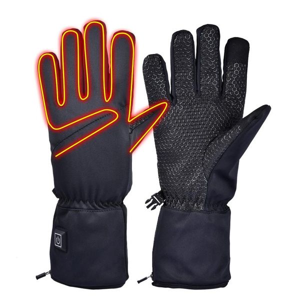 cycling gloves winter electric heated touch screen motorcycle bike heating thermal warm glove adjustable ski riding mittens, Black
cycling gloves winter electric heated touch screen motorcycle bike heating thermal warm glove adjustable ski riding mittens, Black