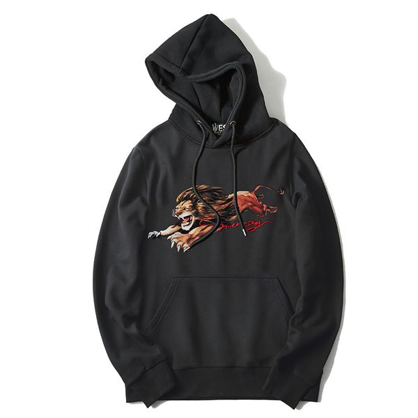 men's hoodies & sweatshirts hoodie, lion embroidery, cotton veet sportswear, thick polar lining, hip hop style, 19ss, # h41,, Black
men's hoodies & sweatshirts hoodie, lion embroidery, cotton veet sportswear, thick polar lining, hip hop style, 19ss, # h41,, Black
