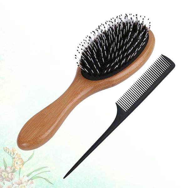 hair brushes 2pcs in 1 set bamboo comb scalp tip tail hairdressing tool (assorted color), Silver
hair brushes 2pcs in 1 set bamboo comb scalp tip tail hairdressing tool (assorted color), Silver