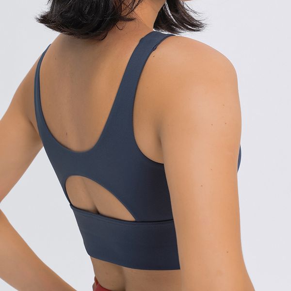 l-33 yoga outfits sports bra outdoor exercise fiess wear pull-up round neck hollow-out back hem widened vest underwear
l-33 yoga outfits sports bra outdoor exercise fiess wear pull-up round neck hollow-out back hem widened vest underwear
