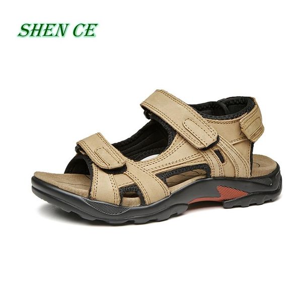 sandals shen ce sandal men summer genuine leather outdoor shoes big plus size 38-48, Black
sandals shen ce sandal men summer genuine leather outdoor shoes big plus size 38-48, Black