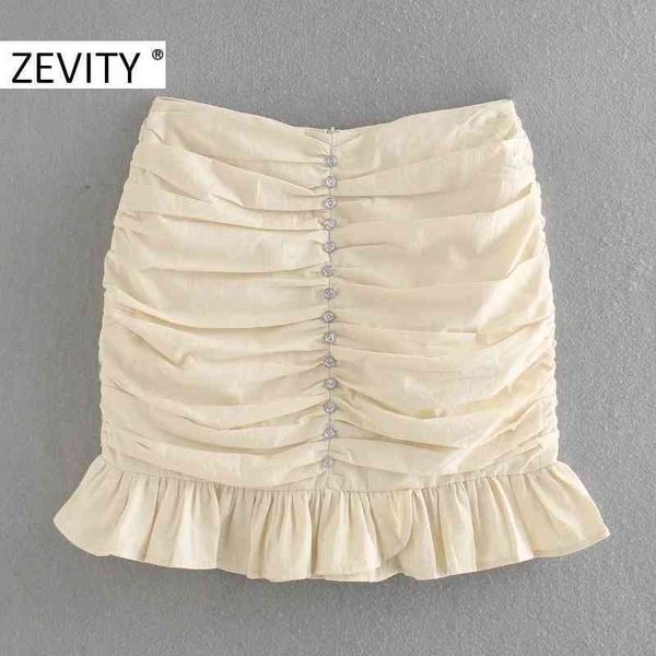 zevity women diamond button decoration pleated slim skirt faldas mujer ladies back zipper vestido chic hem ruffles skirts qun675 210419, Black
zevity women diamond button decoration pleated slim skirt faldas mujer ladies back zipper vestido chic hem ruffles skirts qun675 210419, Black