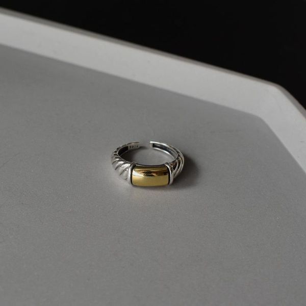 cluster rings japanese version of 925 sterling silver ring color separation spiral opening adjustment 18k gold-plated retro personality batc, Golden;silver
cluster rings japanese version of 925 sterling silver ring color separation spiral opening adjustment 18k gold-plated retro personality batc, Golden;silver