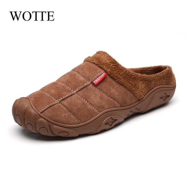 wotte slippers house men's winter shoes soft man home cotton fleece warm anti-skid 210914, Black
wotte slippers house men's winter shoes soft man home cotton fleece warm anti-skid 210914, Black