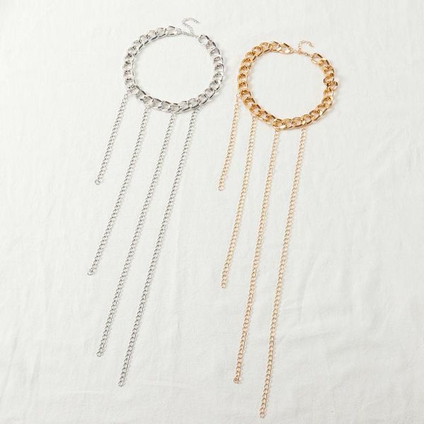 chains arrival metal geometric necklaces womens hiphop/rock tassel neck chain alloy golden white gold jewelry for girls, Silver
chains arrival metal geometric necklaces womens hiphop/rock tassel neck chain alloy golden white gold jewelry for girls, Silver