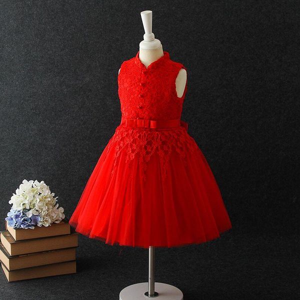 flower girls dresses illusion high sleeveless tulle lace embroidery button knee-length luxury pink kids party princess gown f400 girl's, Red;yellow
flower girls dresses illusion high sleeveless tulle lace embroidery button knee-length luxury pink kids party princess gown f400 girl's, Red;yellow