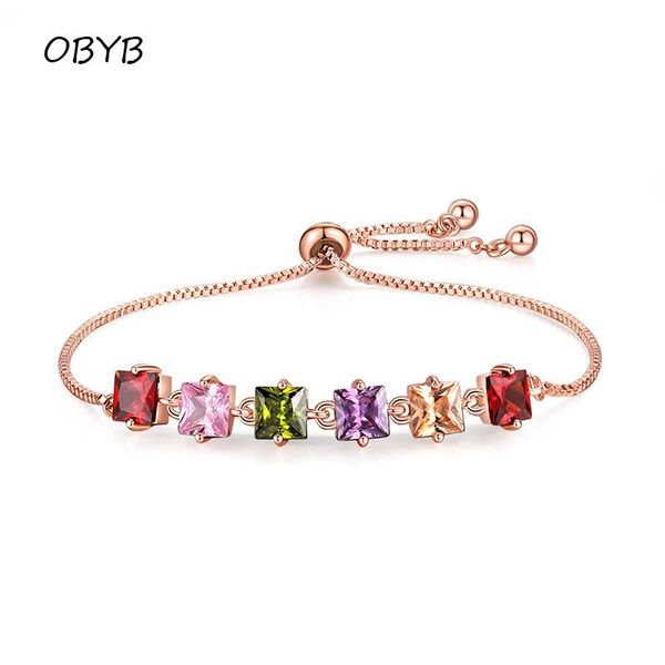 link, chain korean fashion jewelry bracelet cubic zircon charm bangle adjustable chains for women lovers gifts, Black
link, chain korean fashion jewelry bracelet cubic zircon charm bangle adjustable chains for women lovers gifts, Black